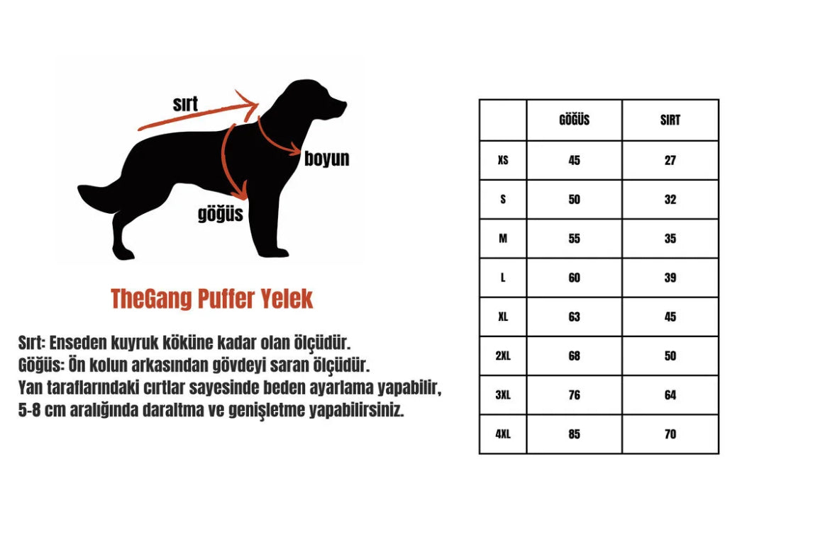 TheGang Puffer Yelek